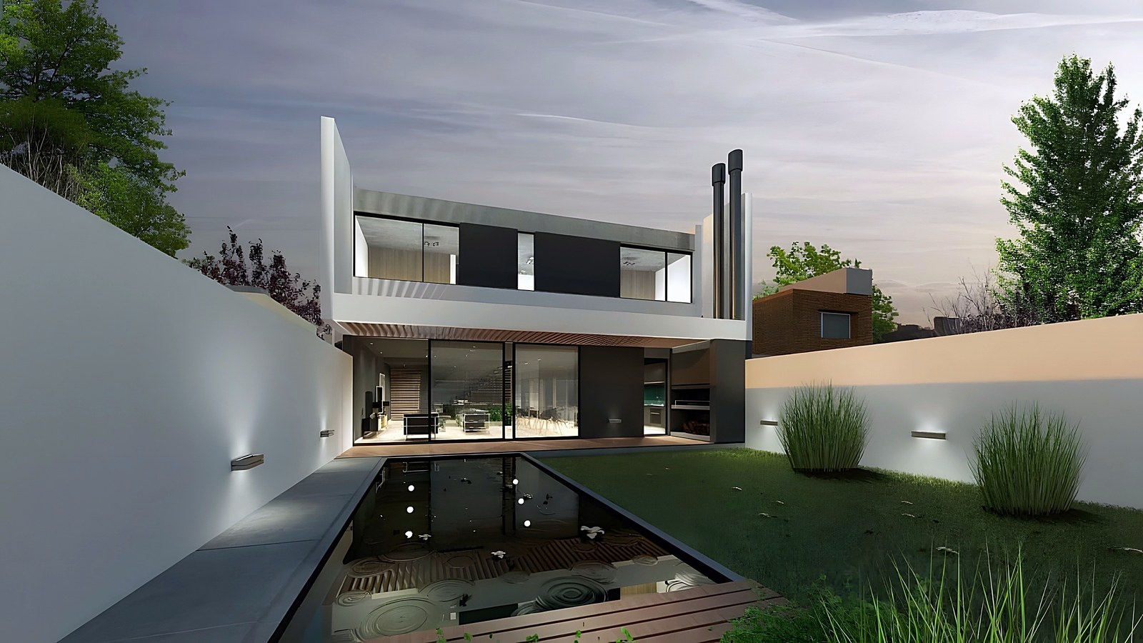 Casa LMK, vivienda en Neuquén: render del proyecto