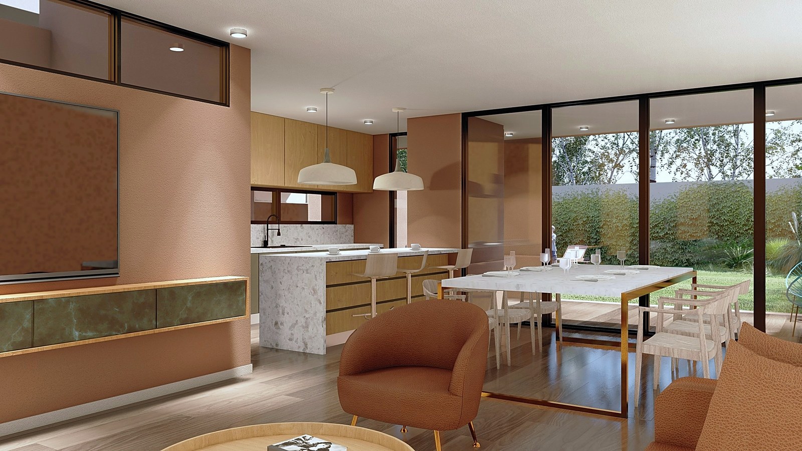 Casa LP en Neuquén: render del proyecto 2 de 6
