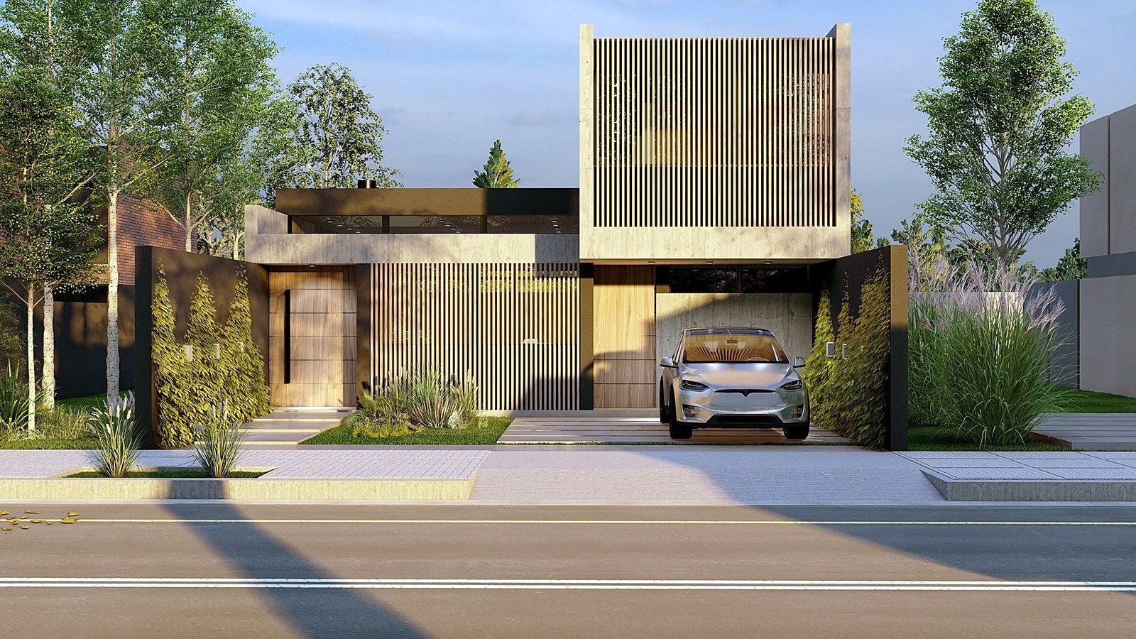Casa PB, vivienda en Neuquén capital: render del proyecto