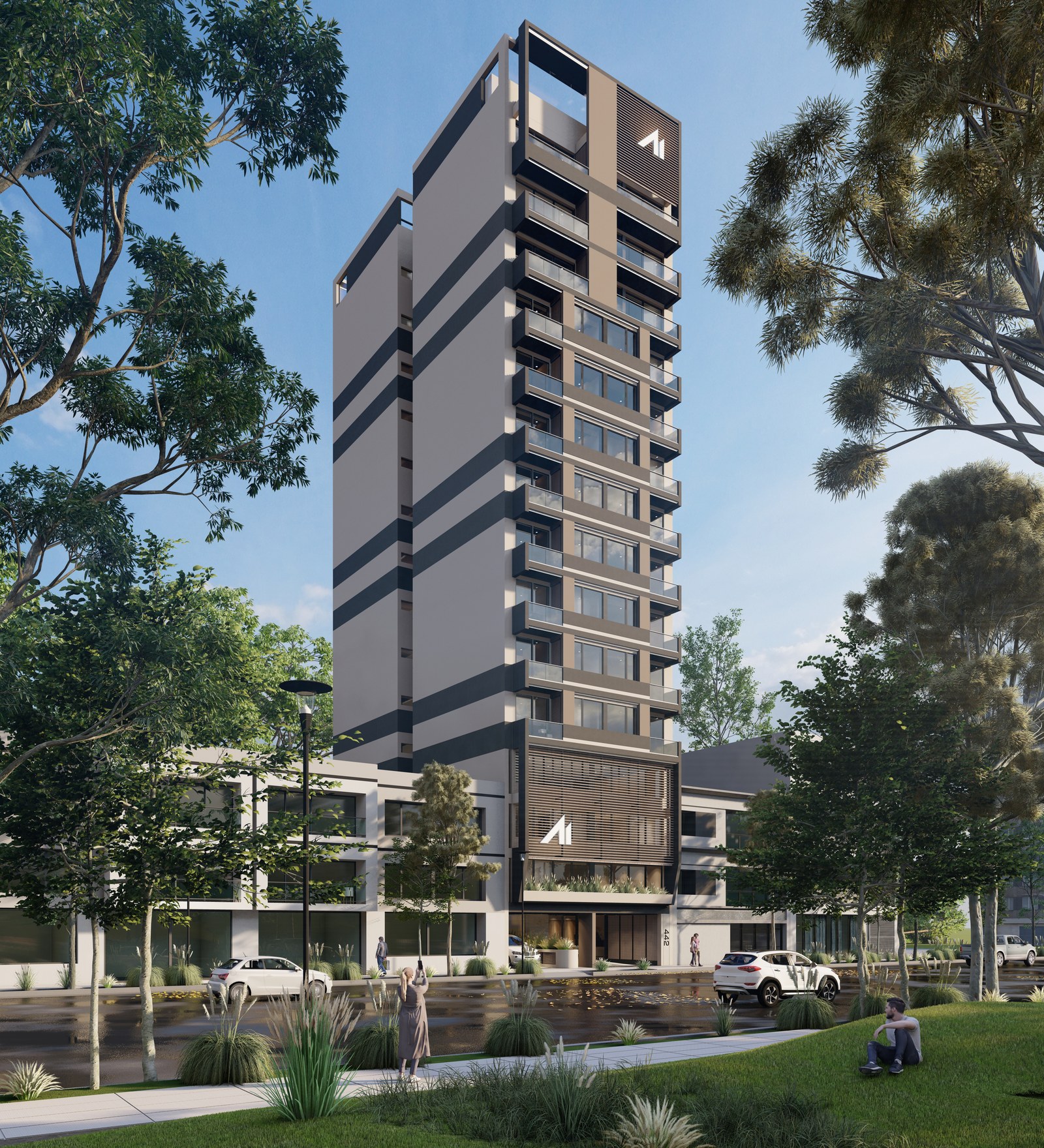 Edificio Antártida, edificio en Neuquén: render del proyecto