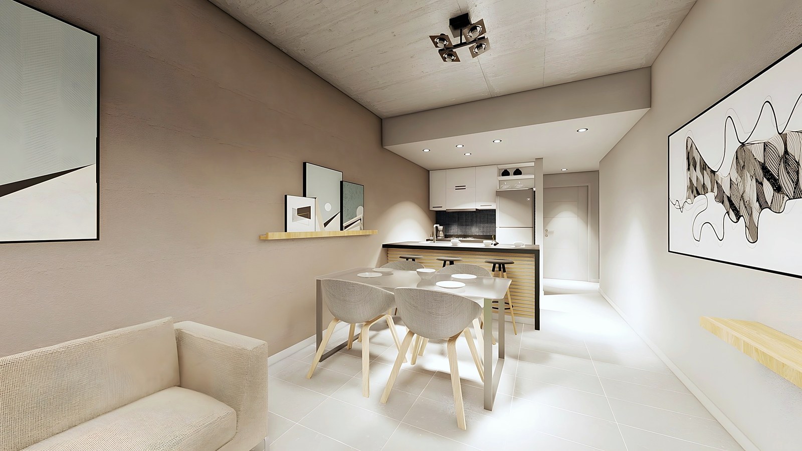 Velvet en Neuquén: render del proyecto 8 de 9